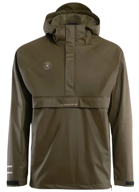 Aalesund Ona Softrain Anorakk Oliven S Myk og komfortabel regnanorakk 