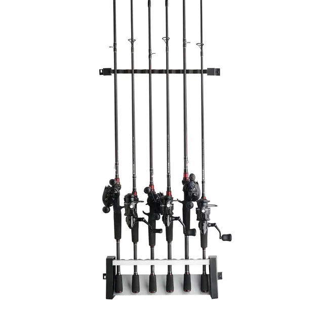 Abu Garcia Vertical 11 Rod Rack Plass til 11 stenger horisontalt 