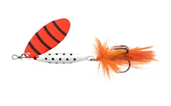 Abu Garcia Reflex White LF Orange 7g Klassisk bestselger som fanger all fisk