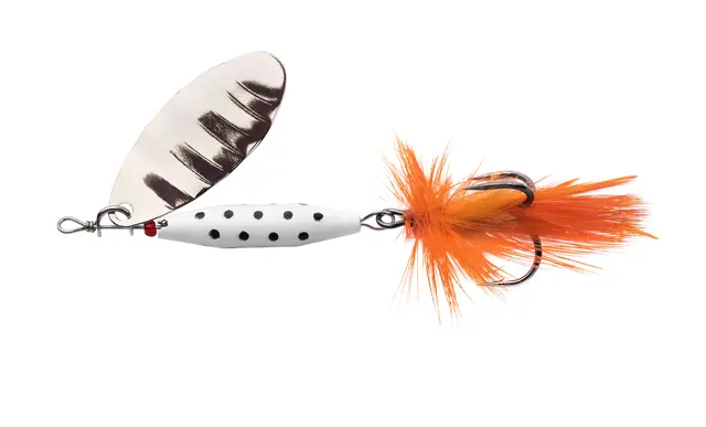 Abu Garcia Reflex White LF Silver 7g Klassisk bestselger som fanger all fisk 