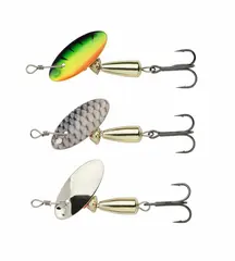 Abu Garcia Droppen Bugga 5g 3-Pack Tre effektive spinnere til ferskvann
