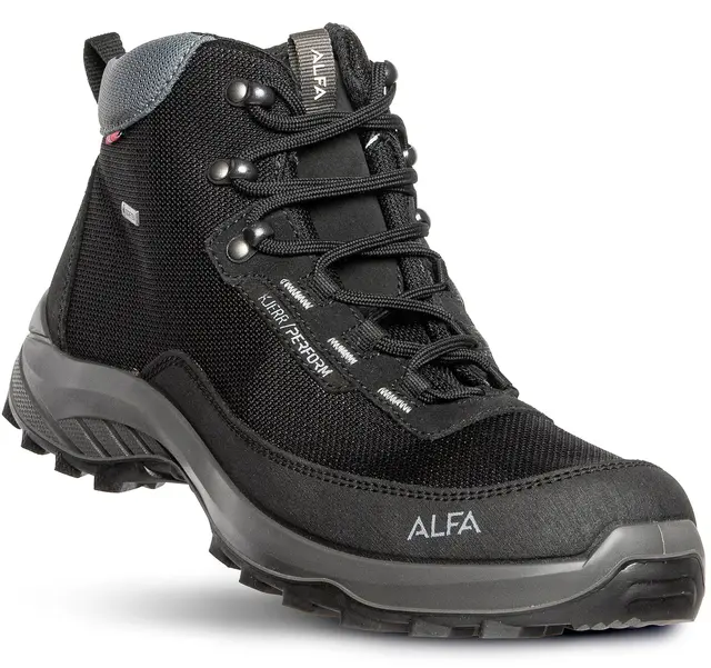 Alfa Kjerr Perform GTX M Black 41 Lett og robust tursko 