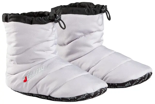 Baffin Cush Booty Lys Grå 39/41 Sovepose for føttene, Hurtigstramming 