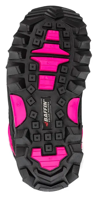 Baffin Snogoose Barn Sort/Rosa 32,5 7 lags innerstøvel og snølås 