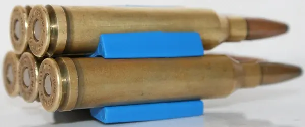 Baggen Patronholder Magnum Blå patronholder for 5 patroner 