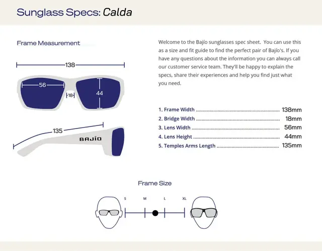 Bajio Calda Black Matte Rose Mirror Polycarbonate 