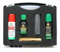 Ballistol hurtigbrunering sett Alt i en pakke for brunering