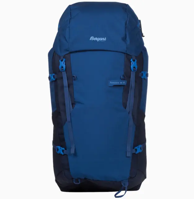 Bergans Rondane V6 W 65L DarkRivieraBlue Allsidig og slitesterk ryggsekk 