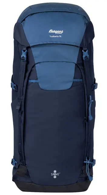 Bergans Trollhetta V5 95L Blue Tursekk med stor kapasitet og komfort 