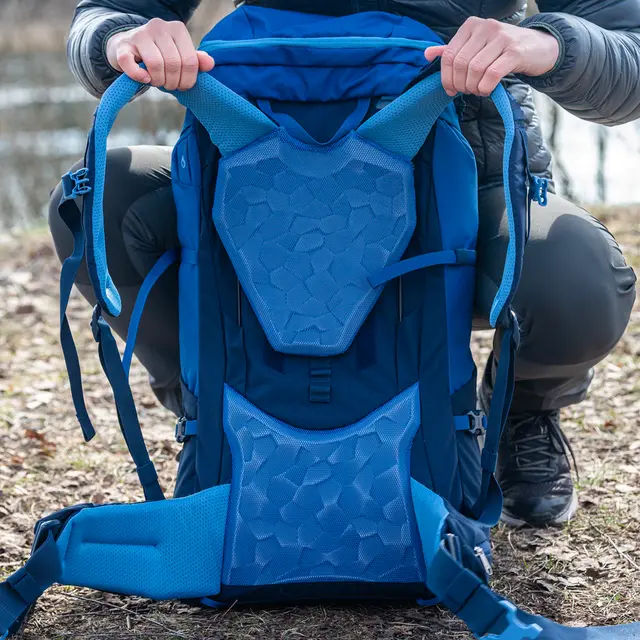 Bergans Rondane V6 W 40L DarkRivieraBlue Allsidig og slitesterk lett ryggsekk 