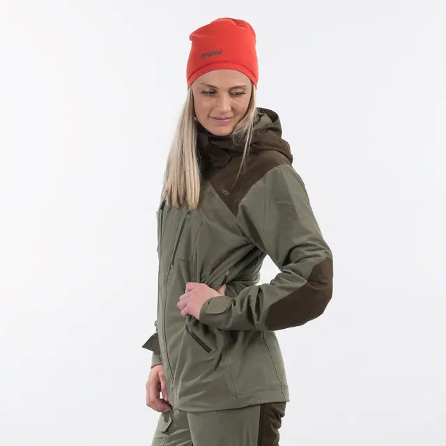 Bergans Hogna V2 2L Jacket M Green Mud/Dark Wood Brown 