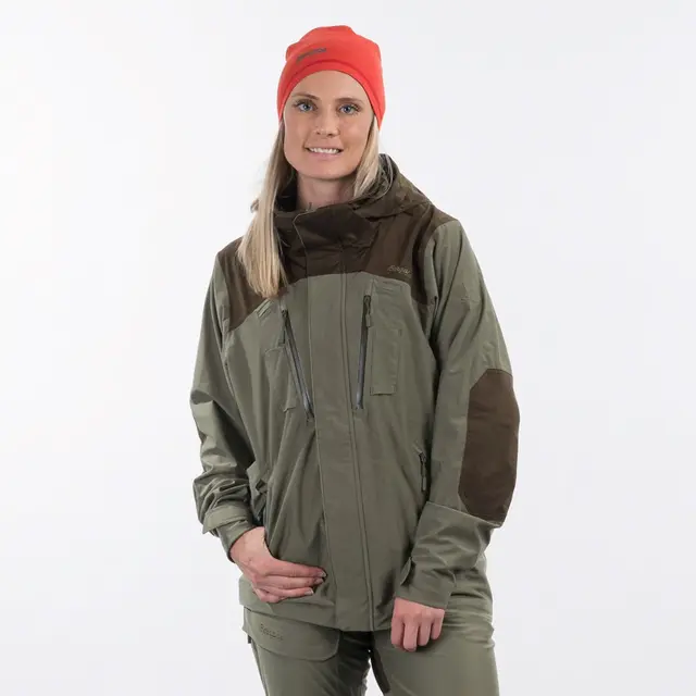 Bergans Hogna V2 2L Jacket M Green Mud/Dark Wood Brown 