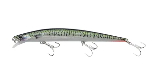 Berkley DEX Long Shot Green Mack 14cm Ekstremt lang kastende wobbler 