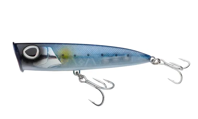 Berkley DEX Mullet Popper Sardine 14,5cm Popper for store saltvannspredatorer 