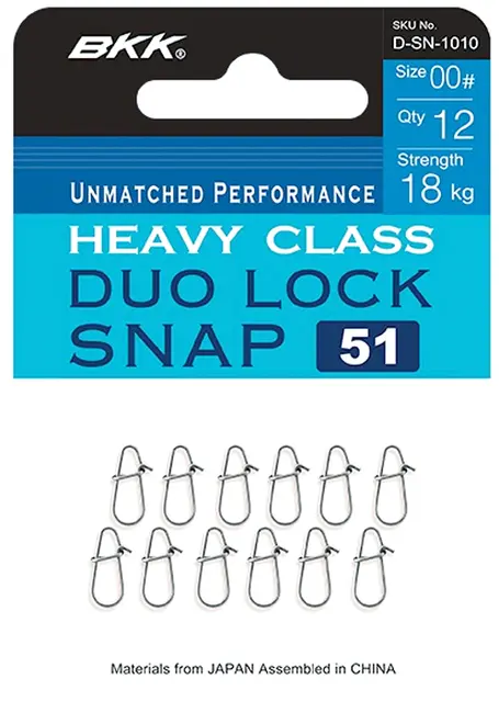 BKK Duolock Snap-51 #00 12pk 