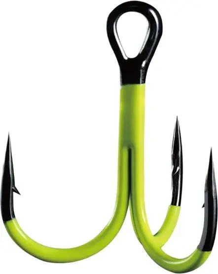 BKK Spear-21 UVC #1 Treblekroker i chartreuse UV farge 
