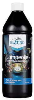 Bl&#229;tind Lampeolje 1 liter Avgir ingen lukt, r&#248;yk eller sot ved bru