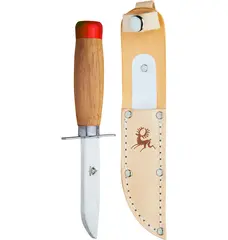 Brusletto liten speiderkniv R&#248;d Speiderkniv med butt tupp