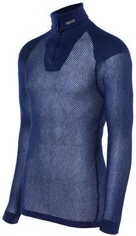 Brynje Super Thermo Zip Polo Navy S Super Thermo med innlegg 