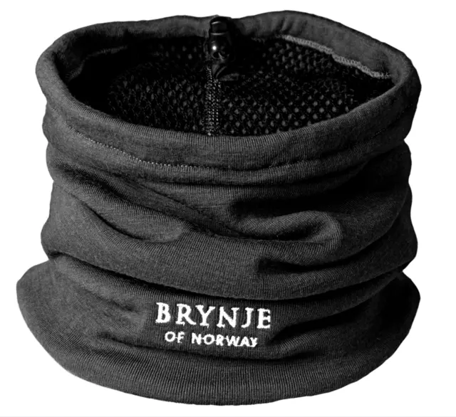 Brynje Arctic Hals - One size Charcoal Hals, lue og buff med med merinoull 