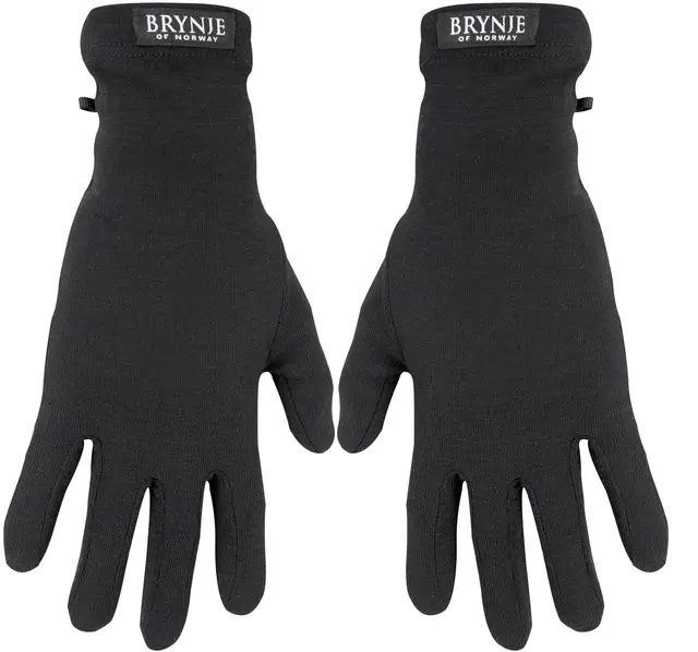 Brynje Classic Gloves, liners S Tynn vante i 80% Merinoull, 20% Polyamid 