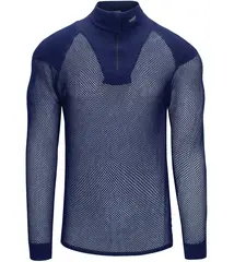 Brynje Super Thermo Zip Polo Navy S Super Thermo med innlegg