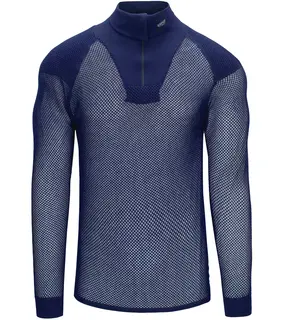 Brynje Super Thermo Zip Polo Navy Super Thermo med innlegg