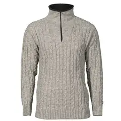 Br&#229;tens Flette Genser Gr&#229; S Genser med klassisk flettem&#248;nster