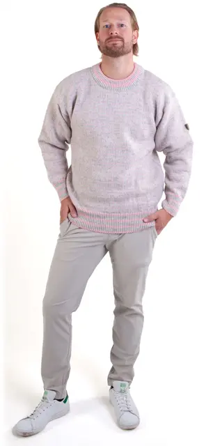 Bråtens Islender Genser Rosa XS Klassisk genser i 100% Norsk ull 