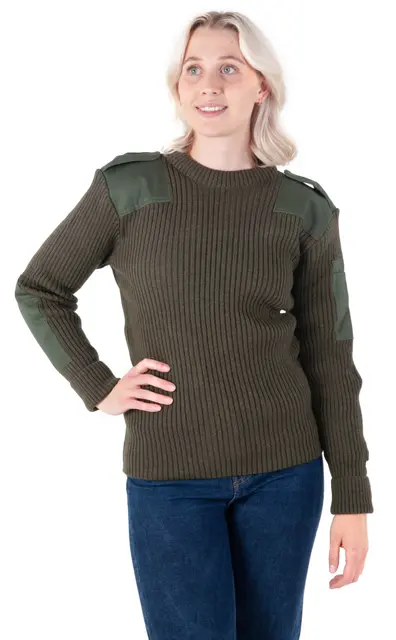 Bråtens Nato Genser Grønn XS Klassisk natogenser i ull og polyester 