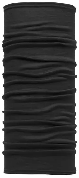 BUFF Wool Jr Black Buff i 100% Merinoull til barn Sort 