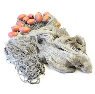 Makrellgarn 32mm 27,5m x 60 masker h&#248;y H&#229;ndmontert makrellgarn