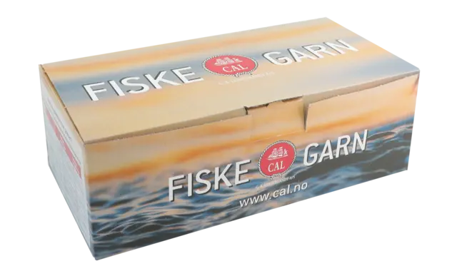 CAL Ferskvannsgarn Rød 19mm Garn til ferkvannsfiske 25mx1,5m 