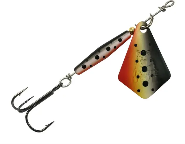 Tasmanian D Blades Spotted Dog 5,4g Kjøp 8 spinnere få en gratis slukboks 