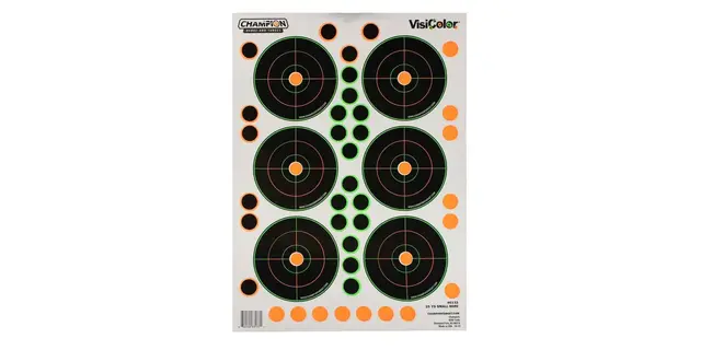 Champion Visicolor Bullseye Selvklebende blink 