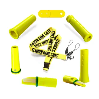 Clausen Predator Pack 6 predator lokkefl&#248;yter og halssnor