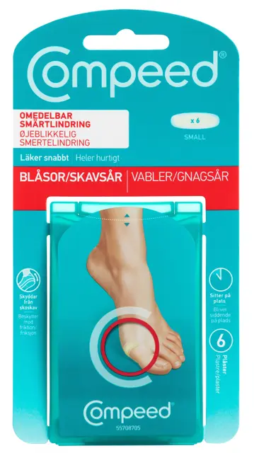 Compeed Gnagsår Small Gir trykkavlastning og smertelindring 