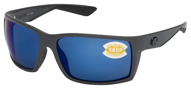 Costa Del Mar Reefton Matte Gray Blue Mirror 580P (plast) 