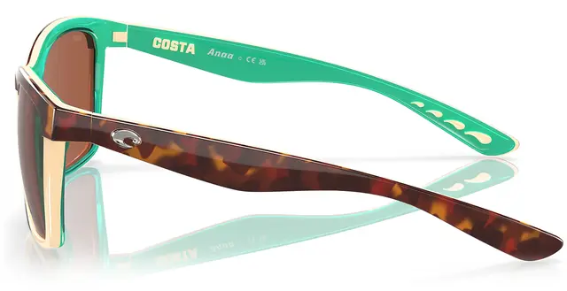 Costa Del Mar Anaa Retro Tort/Cream Copper 580P (plast) 