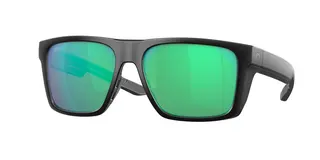 Costa Del Mar Lido Matte Black Green Mirror 580G