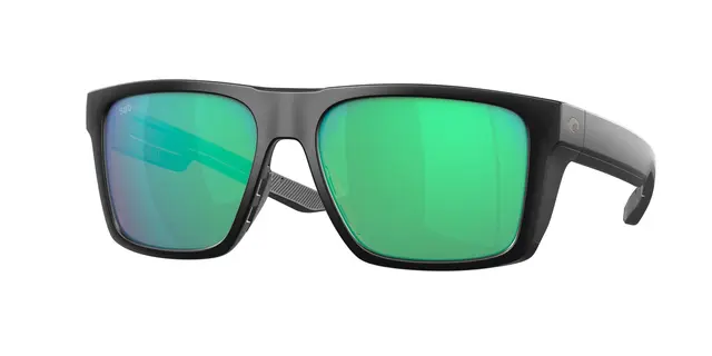 Costa Del Mar Lido Matte Black Green Mirror 580G 