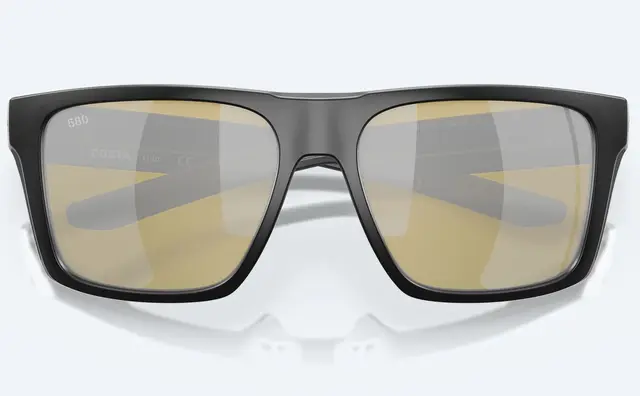 Costa Del Mar Lido Matte Black Sunrise Silver Mirror 580G 