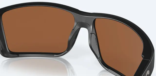 Costa Del Mar Reefton Pro Matte Black Copper Silver Mirror 580G 