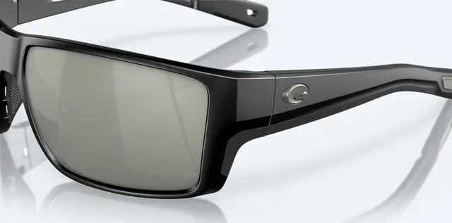 Costa Del Mar Reefton Pro Matte Black Gray Silver Mirror 580G 