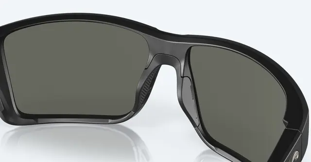 Costa Del Mar Reefton Pro Matte Black Gray Silver Mirror 580G 