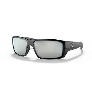 Costa Del Mar Fantail Pro Matte Black -Gray Silver Mirror 580G (glass)