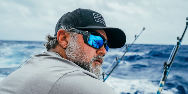 Costa Del Mar King Tide 8 Black Pearl Blue Mirrror 580G 