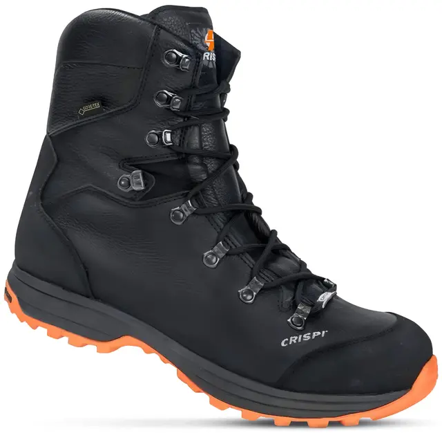 Crispi Oppdal GTX Black/Orange 41 Lett og halvhøy jaktstøvel med GoreTex 