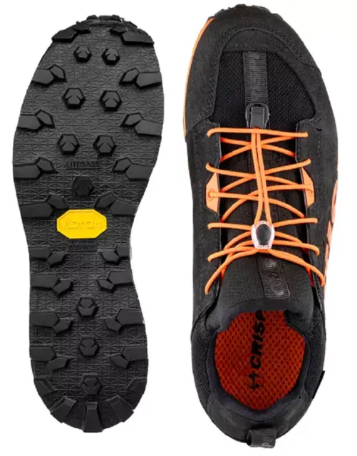Crispi Attiva Low GTX Black/orange 36 Med Gore-Tex og Vibram såle 