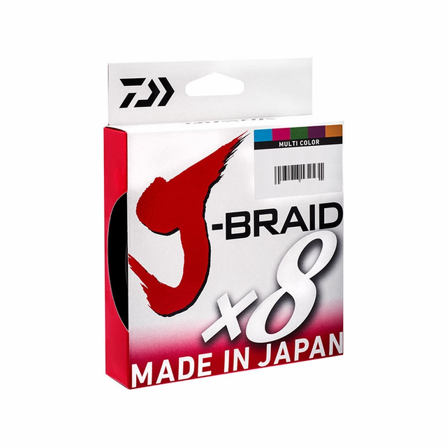 Daiwa J-Braid X8 300m - 0,16mm Multi-colour 